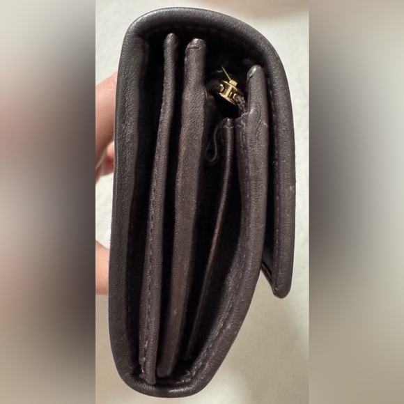 Gucci Guccissima Dark Chocolate Leather Continental Embossed GG Long Wallet - Picture 11 of 13